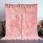 Pink Irregular Rug - Berber Handicraft