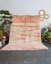 Pink Shag Rug 3 X 5 Ft | 90 X 150 Cm / With Tassels / Short (0.4” / 1 cm)