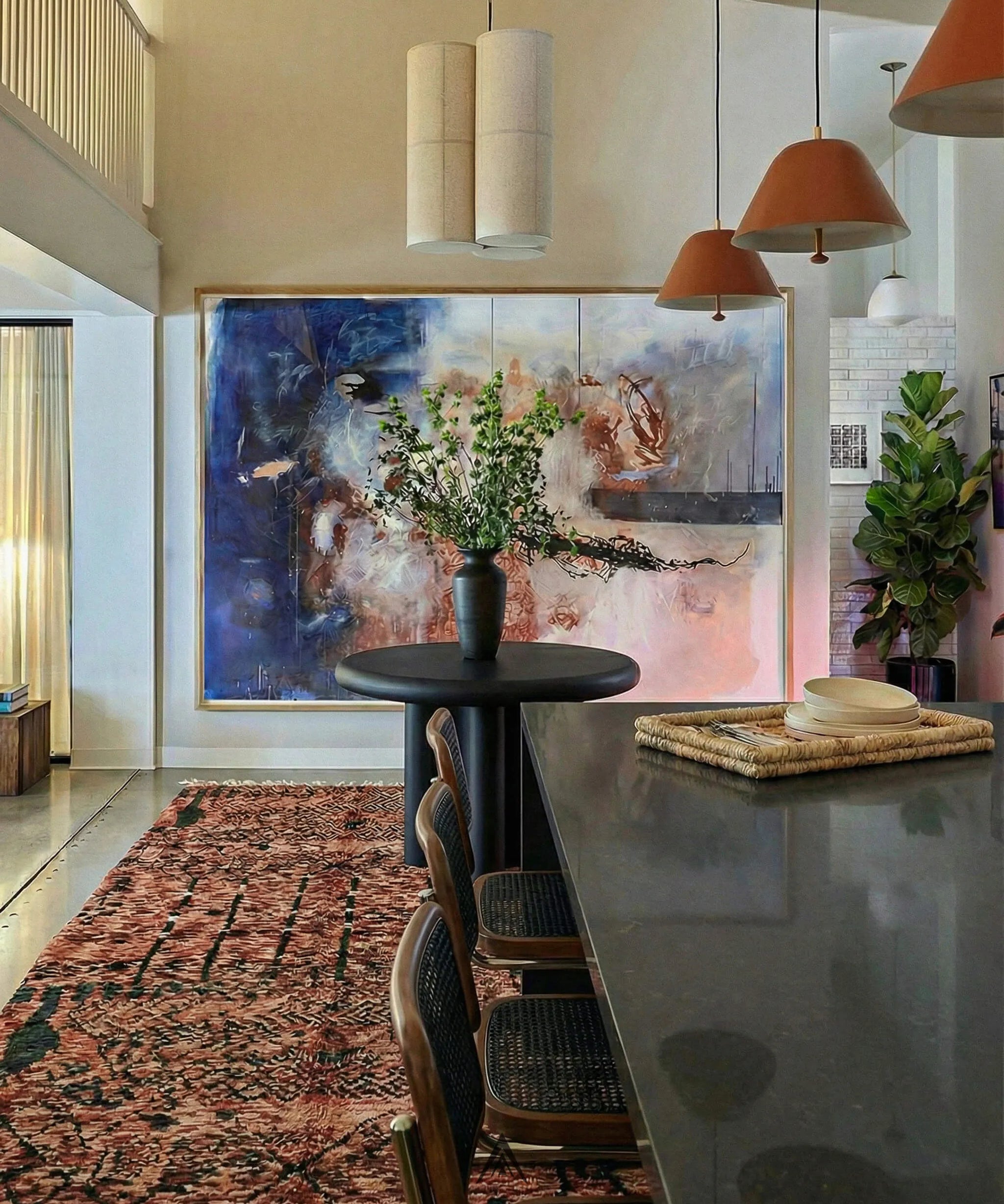 Plush Berber Rug 7x10.3 ft - 216x316 cm-Berber Handicraft