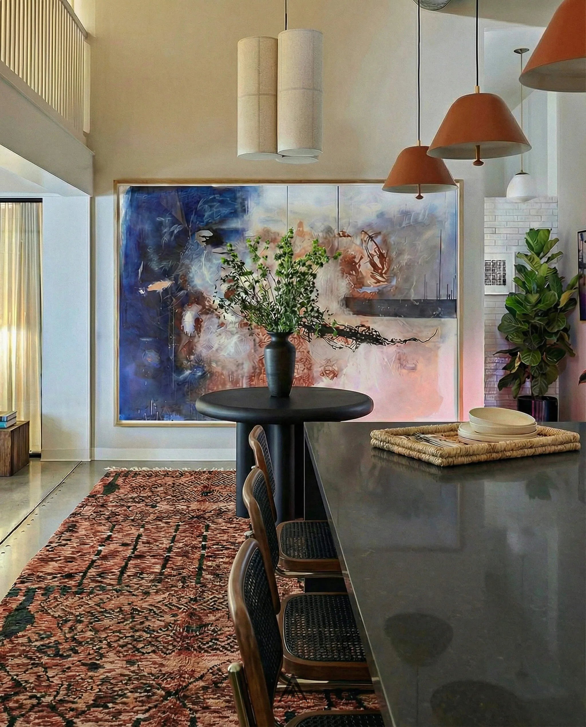 Plush Berber Rug 7x10.3 ft - 216x316 cm-Berber Handicraft