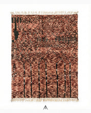 Plush Berber Rug 7x10.3 ft - 216x316 cm-Berber Handicraft