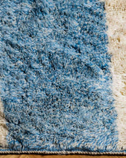 Plush Moroccan Rug 3 X 5 Ft | 90 X 150 Cm / With Tassels / Short (0.4” / 1 cm)