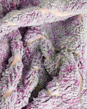 Purple Treillis Moroccan Rug 3 X 5 Ft | 90 X 150 Cm / With Tassels / Short (0.4” / 1 cm)