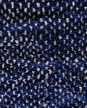 Blue Dotted Berber Rug 3 X 5 Ft | 90 X 150 Cm / With Tassels / Short (0.4” / 1 cm)