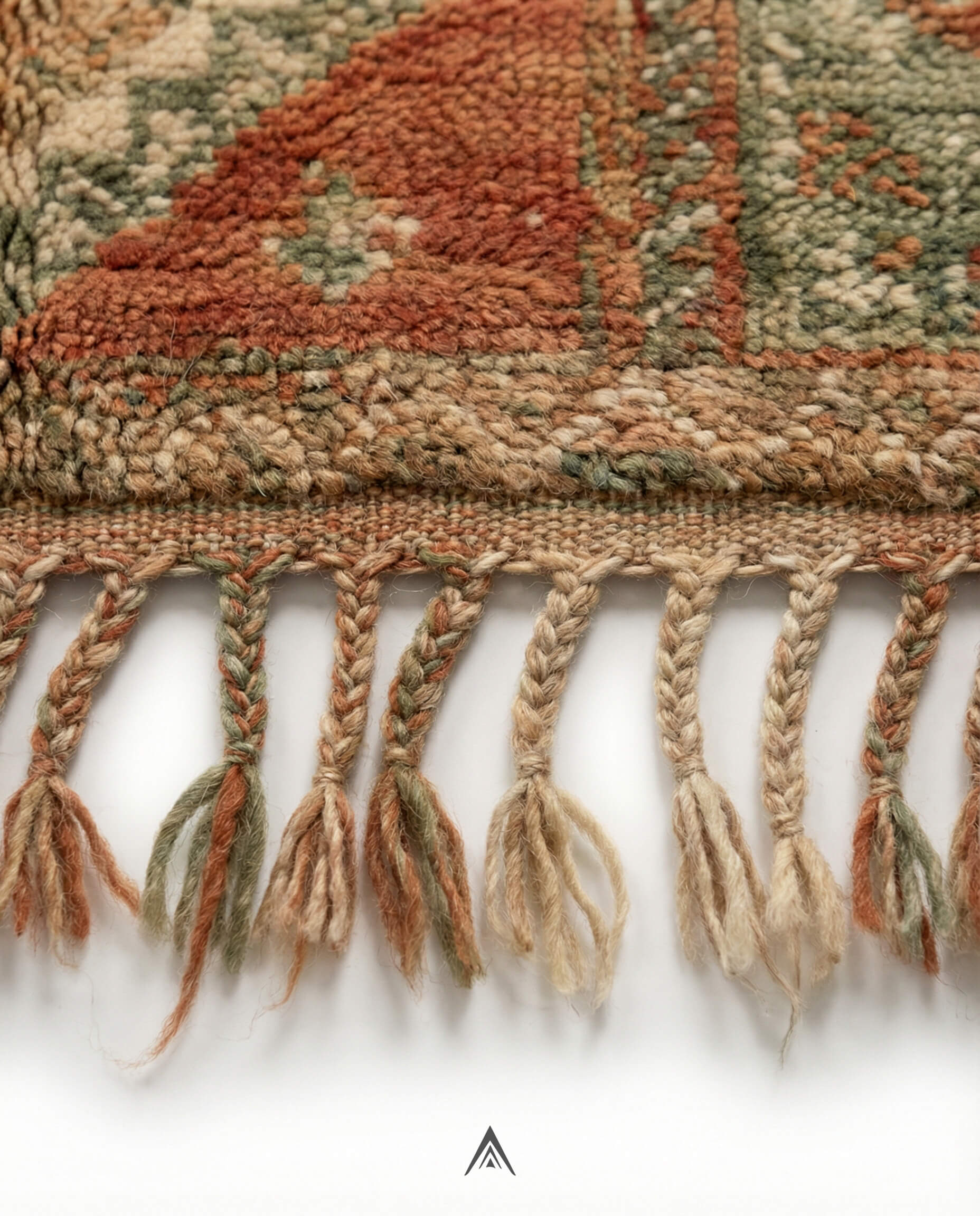 Retro Berber Rug 6.2x8.2 ft — 165x250 cm-Berber Handicraft