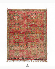 Retro Boho Rug 5x8.7 ft — 150x265 cm-Berber Handicraft