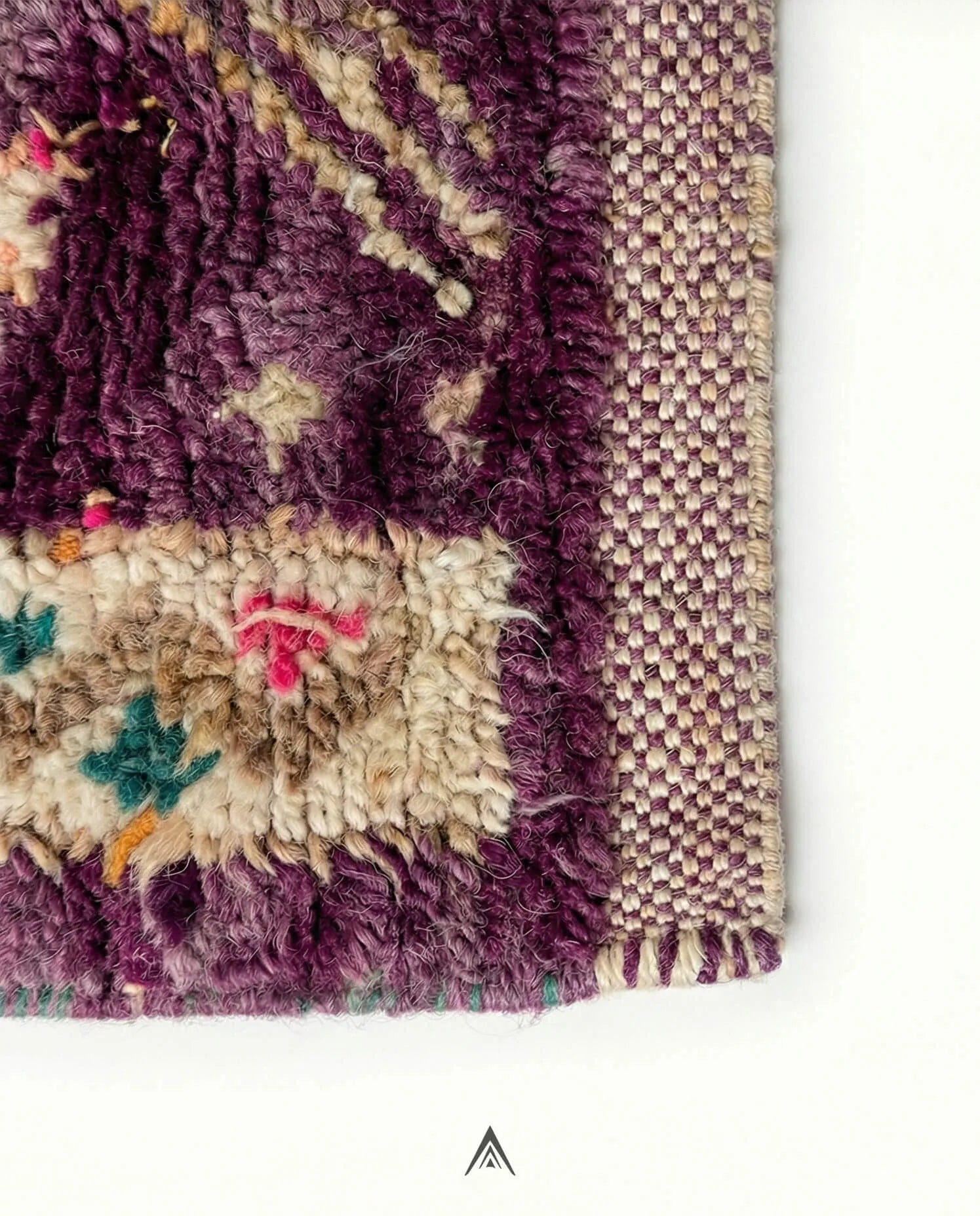 Retro Handcrafted Rug 6.2x10 ft — 190x306 cm-Berber Handicraft