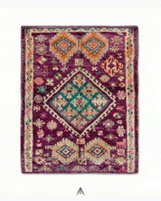 Retro Handcrafted Rug 6.2x10 ft — 190x306 cm-Berber Handicraft