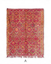 Retro Moroccan Carpet 6.2x10.5 ft — 190x320 cm-Berber Handicraft