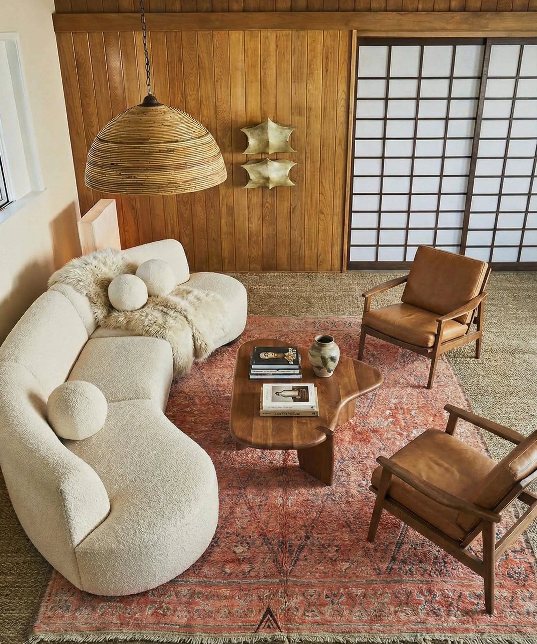 Retro Moroccan Rug 7x11 ft — 215x340 cm-Berber Handicraft