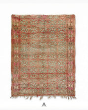 Retro Tribal Carpet 5.3x9.5 ft — 162x290 cm-Berber Handicraft