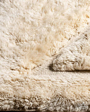 Soft Beni Ourain Rug 3 X 5 Ft | 90 X 150 Cm / With Tassels / Short (0.4” / 1 cm)