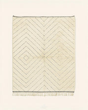 Soft Berber Rug 3 X 5 Ft | 90 X 150 Cm / With Tassels / Short (0.4” / 1 cm)