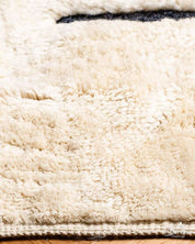 Soft Moroccan Area Rug 3 X 5 Ft | 90 X 150 Cm / With Tassels / Short (0.4” / 1 cm)