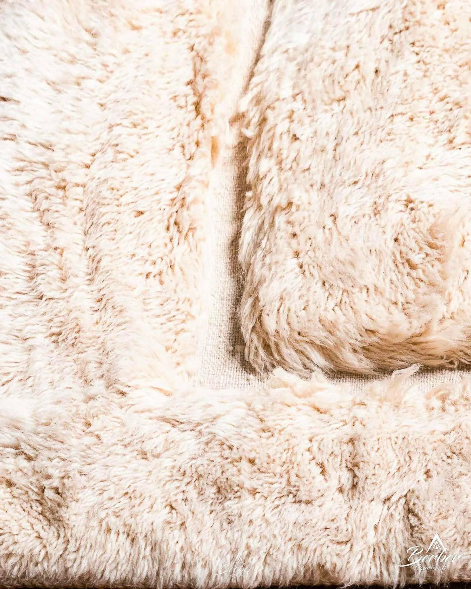 Soft Moroccan Carpet 3 X 5 Ft | 90 X 150 Cm / With Tassels / Short (0.4” / 1 cm)