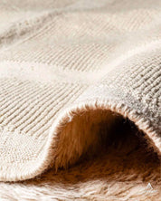 Soft Moroccan Carpet 3 X 5 Ft | 90 X 150 Cm / With Tassels / Short (0.4” / 1 cm)