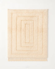 Soft Moroccan Carpet 3 X 5 Ft | 90 X 150 Cm / With Tassels / Short (0.4” / 1 cm)