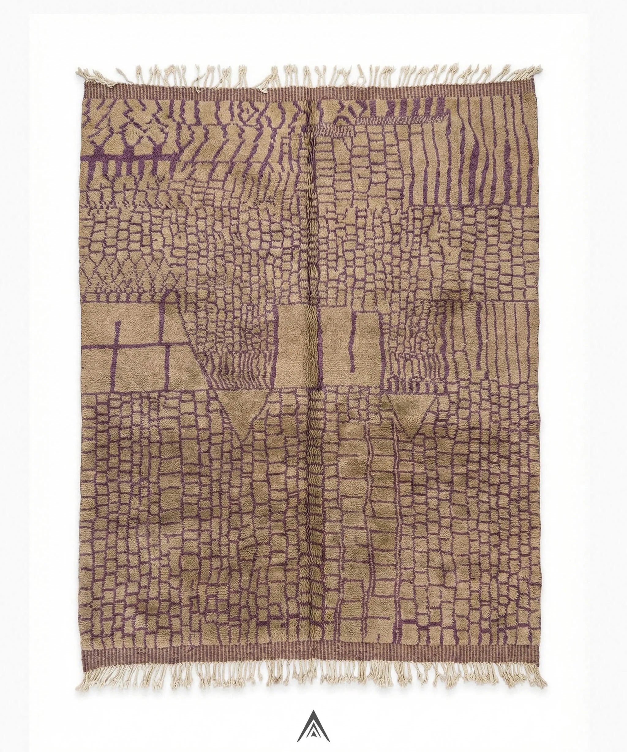 Soft Moroccan Rug 7.7x9.2 ft - 235x280 cm-Berber Handicraft