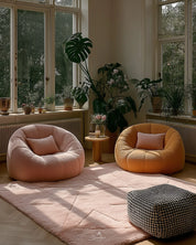 Soft Pink Moroccan Rug 3 X 5 Ft | 90 X 150 Cm / With Tassels / Short (0.4” / 1 cm)