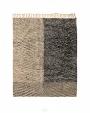 Striped Beni Ourain Rug 3 X 5 Ft | 90 X 150 Cm / With Tassels / Short (0.4” / 1 cm)