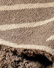 Striped Handwoven Rug 3 X 5 Ft | 90 X 150 Cm / With Tassels / Short (0.4” / 1 cm)