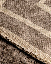 Striped Handwoven Rug 3 X 5 Ft | 90 X 150 Cm / With Tassels / Short (0.4” / 1 cm)