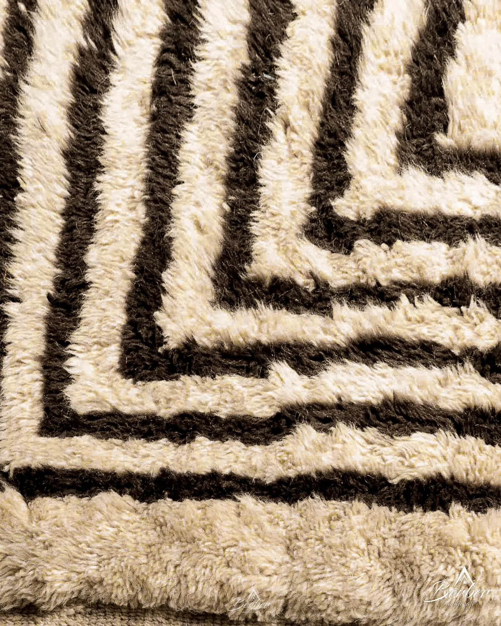 Striped Mrirt Rug 3 X 5 Ft | 90 X 150 Cm / With Tassels / Short (0.4” / 1 cm)