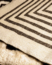 Striped Mrirt Rug 3 X 5 Ft | 90 X 150 Cm / With Tassels / Short (0.4” / 1 cm)
