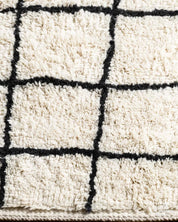 Striped Wool Rug-Berber Handicraft