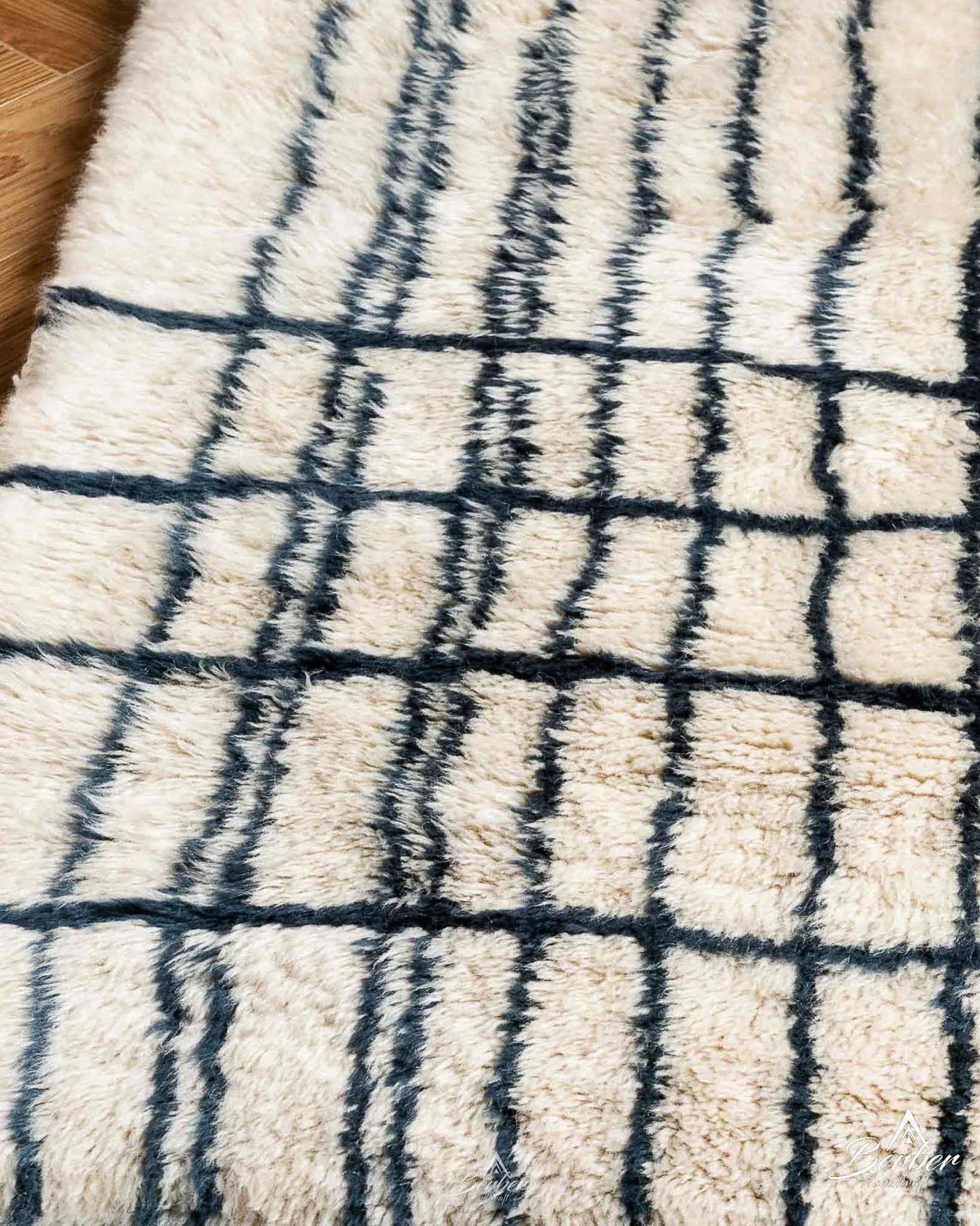 Striped Wool Runner Rug 2 X 6 Ft | 60 X 180 Cm / With Tassels / Short (0.4” / 1 cm)