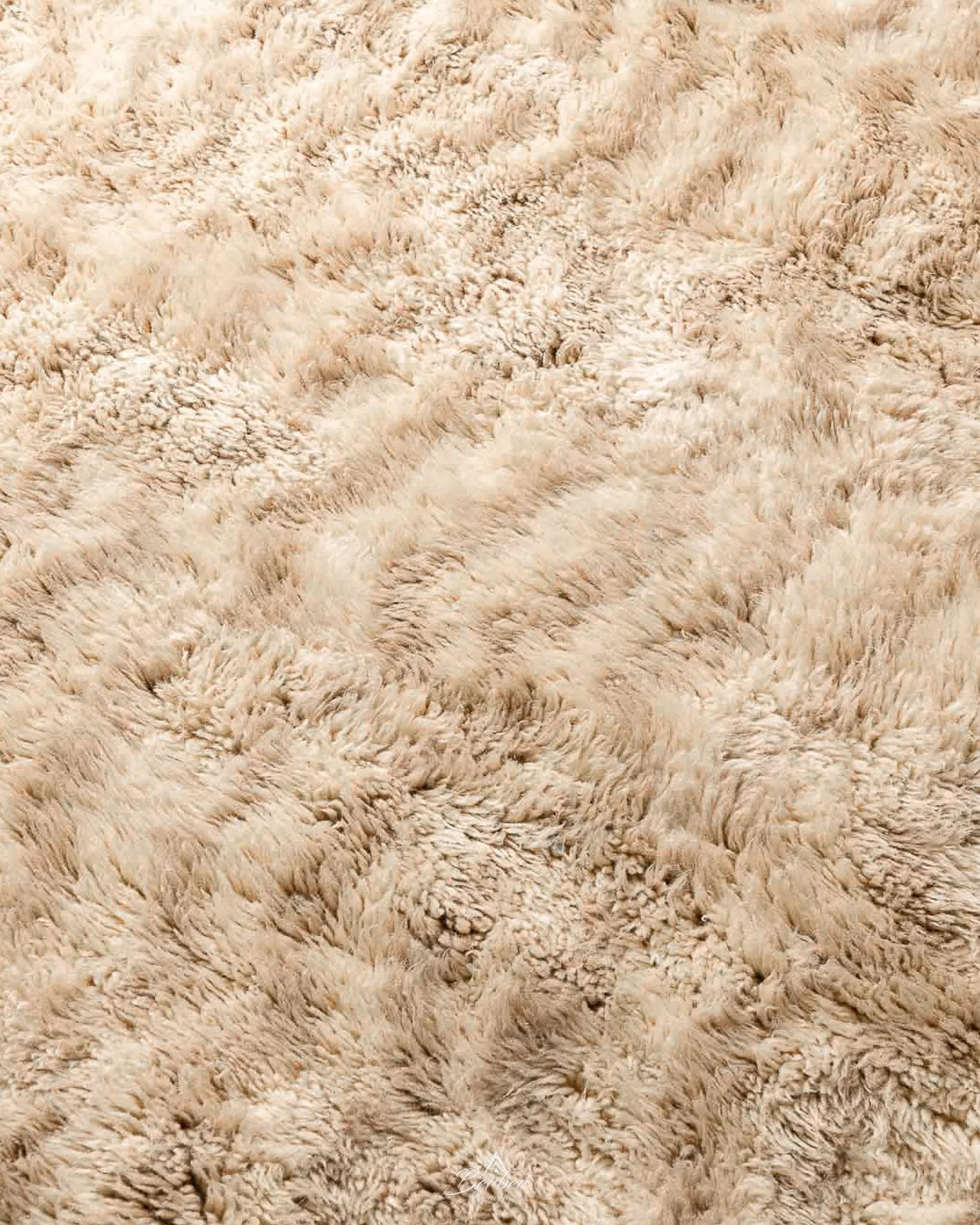 Tribal Berber Rug 3 X 5 Ft | 90 X 150 Cm / With Tassels / Short (0.4” / 1 cm)