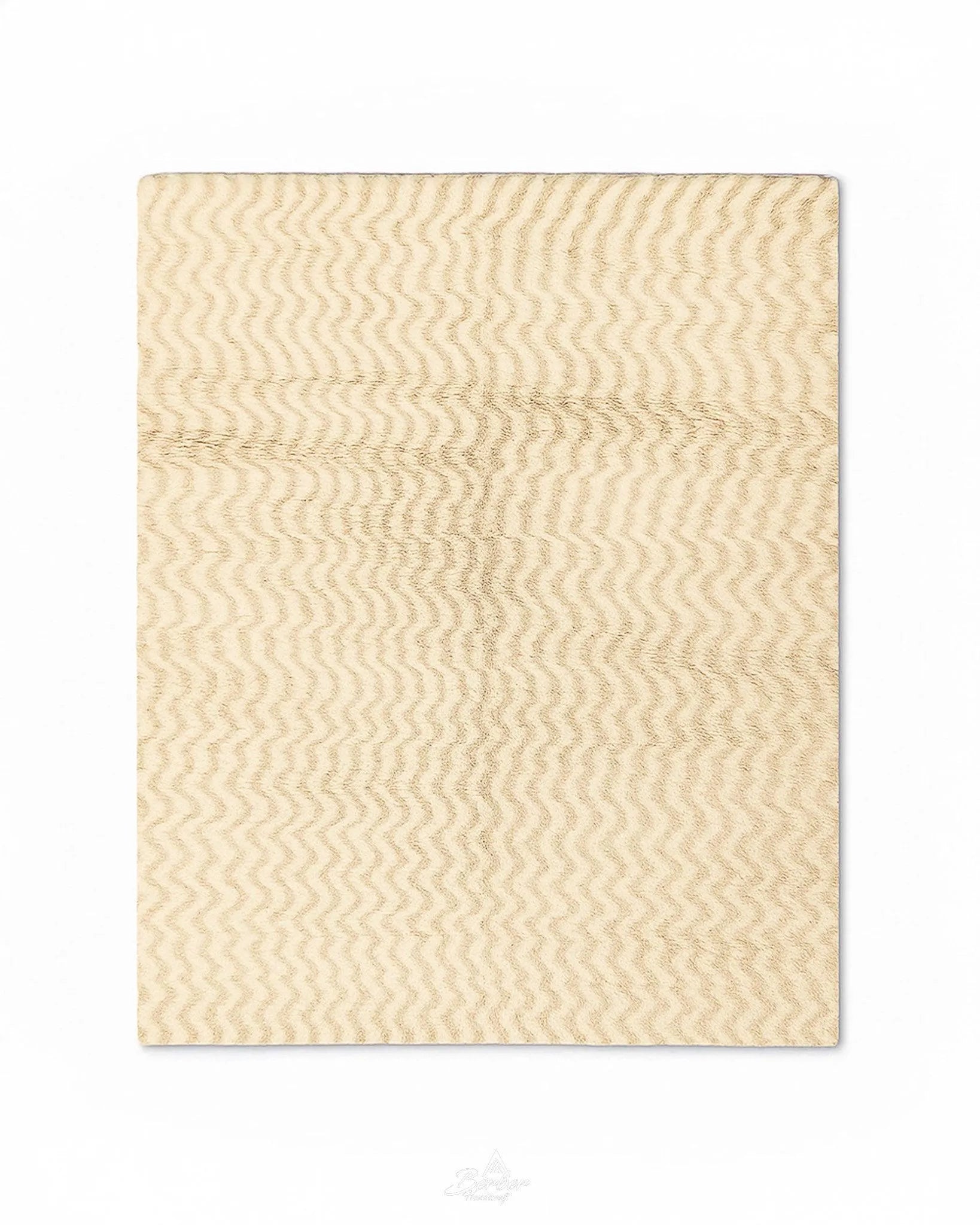 Tribal Berber Rug 3 X 5 Ft | 90 X 150 Cm / With Tassels / Short (0.4” / 1 cm)