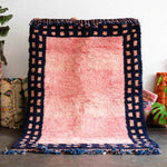 Vibrant Pink Moroccan Rug - Berber Handicraft