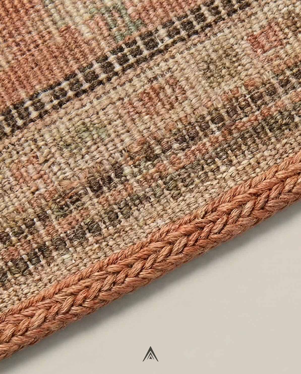 Vintage Aged Carpet 5.4x8.5 ft — 165x260 cm-Berber Handicraft