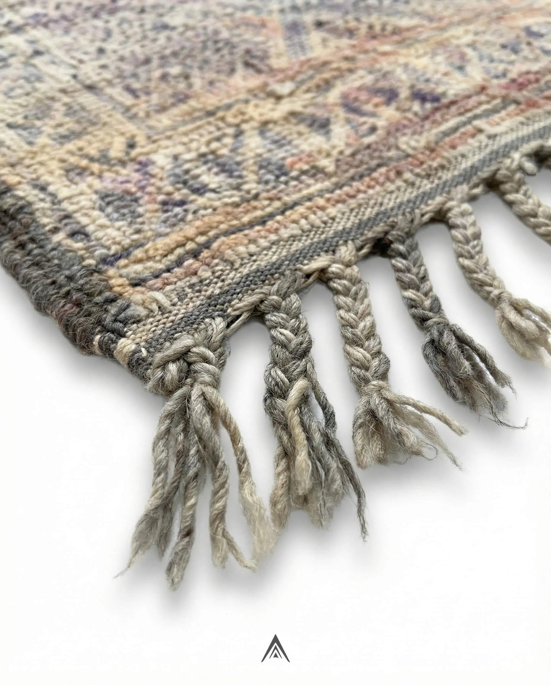 Vintage Artisan Rug 6.8x11.2 ft — 208x342 cm-Berber Handicraft