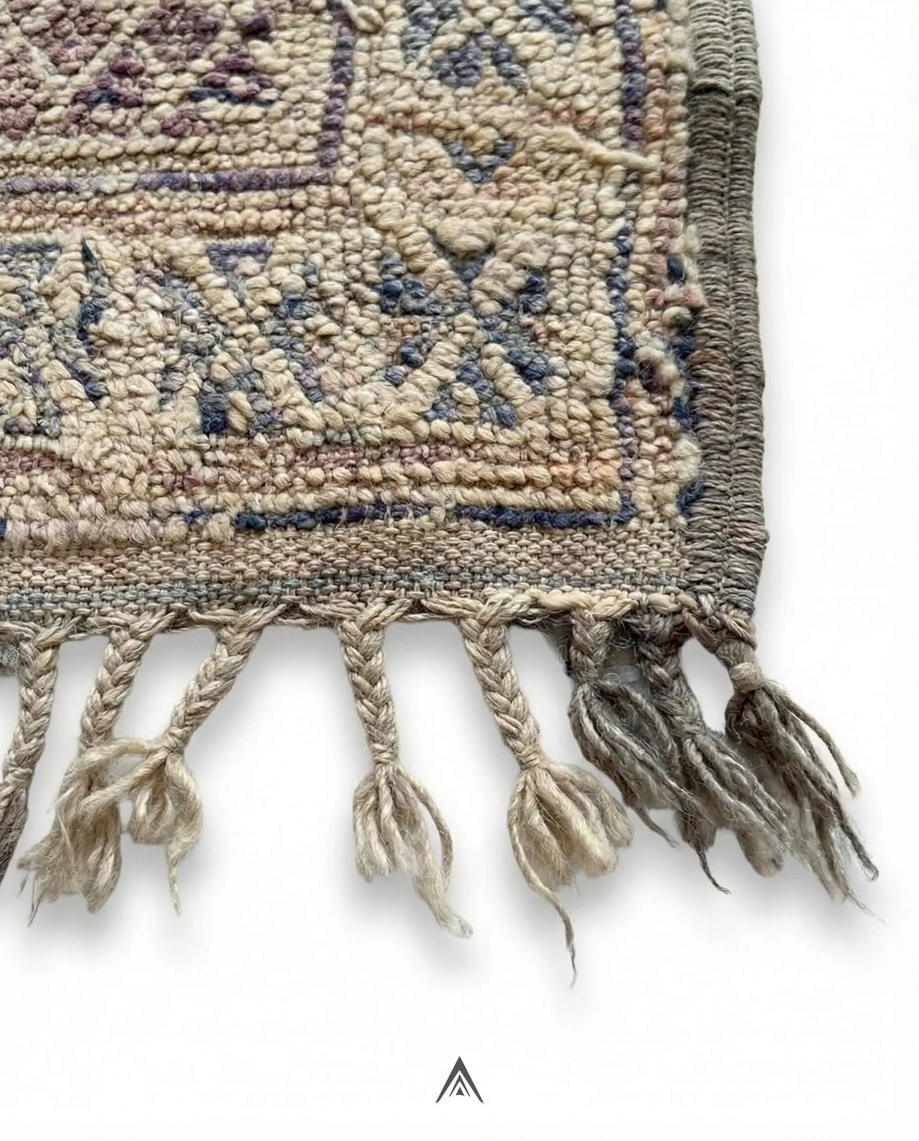 Vintage Artisan Rug 6.8x11.2 ft — 208x342 cm-Berber Handicraft