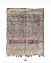 Vintage Artisan Rug 6.8x11.2 ft — 208x342 cm-Berber Handicraft