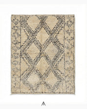 Vintage Beni Ourain Rug 6x8.5 ft — 185x260 cm-Berber Handicraft