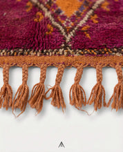 Vintage Berber Area Rug 6.4x15.4 ft — 196x470 cm-Berber Handicraft