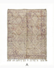 Vintage Berber Carpet 6.4x9.4 ft — 195x286 cm-Berber Handicraft