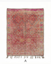 Vintage Bohemian Rug 6.4x14.4 ft — 195x440 cm-Berber Handicraft