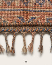 Vintage Faded Carpet 6.2x8.7 ft — 190x265 cm-Berber Handicraft