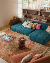 Vintage Geometric Carpet 6.2x11.5 ft — 190x350 cm-Berber Handicraft