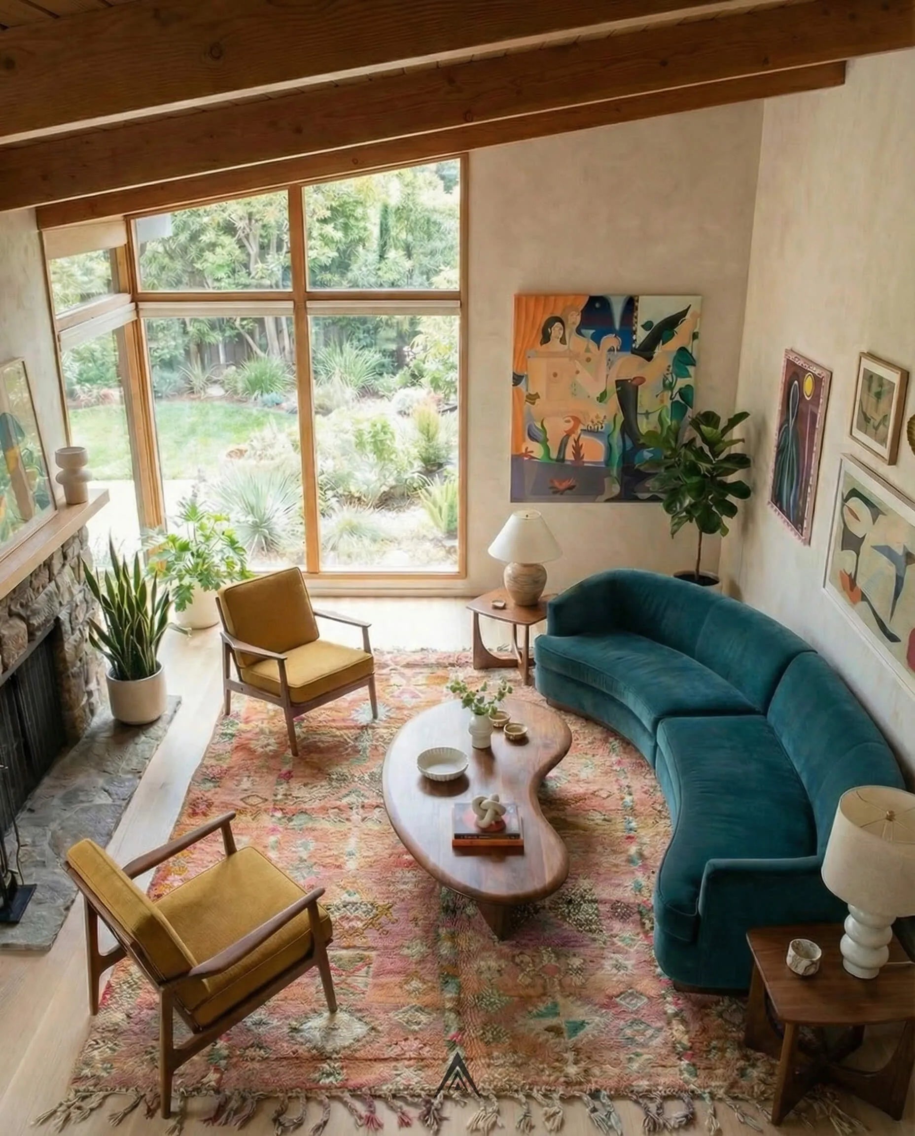 Vintage Hallway Rug 4.6x8 ft — 140x240 cm-Berber Handicraft