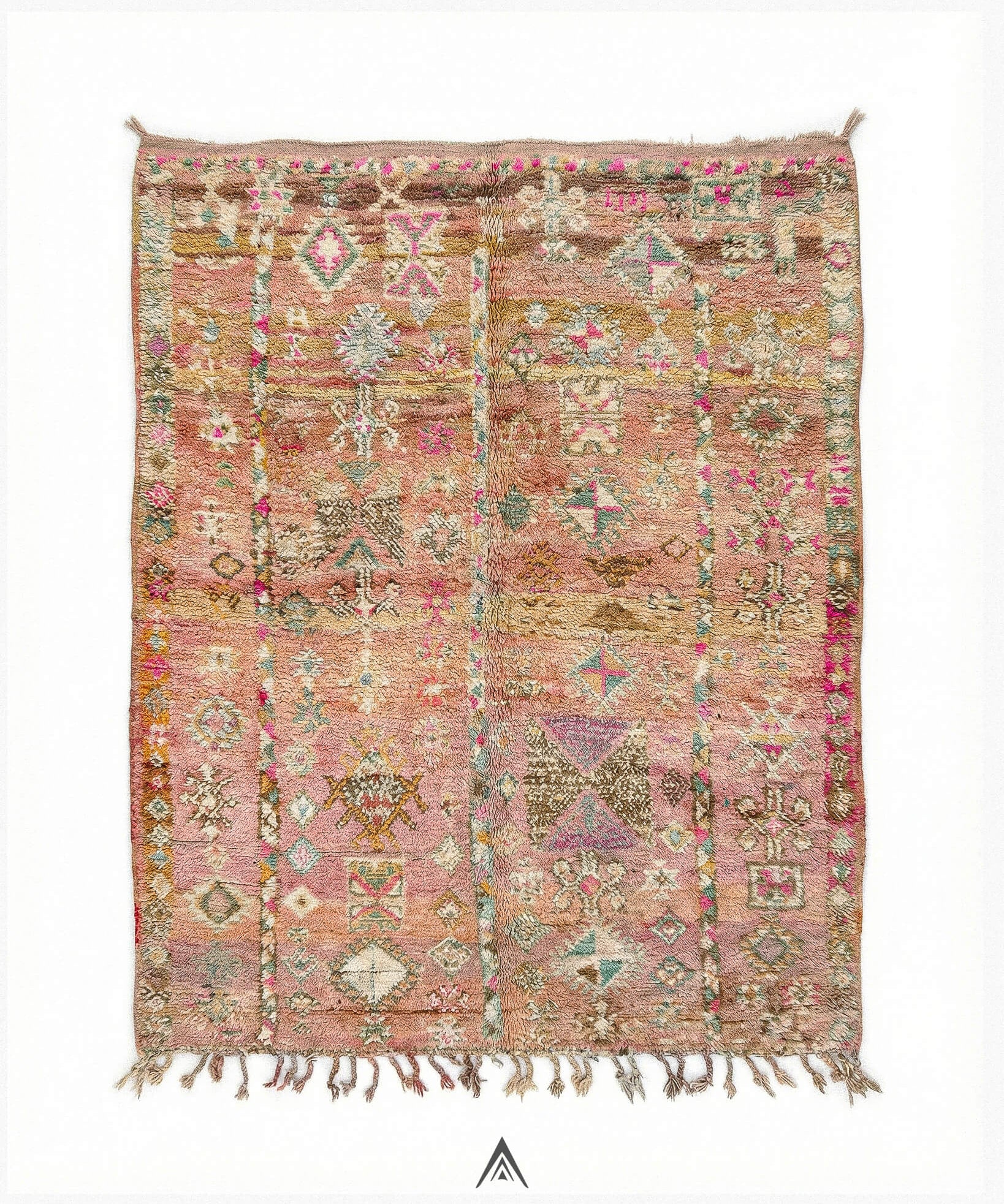 Vintage Hallway Rug 4.6x8 ft — 140x240 cm-Berber Handicraft