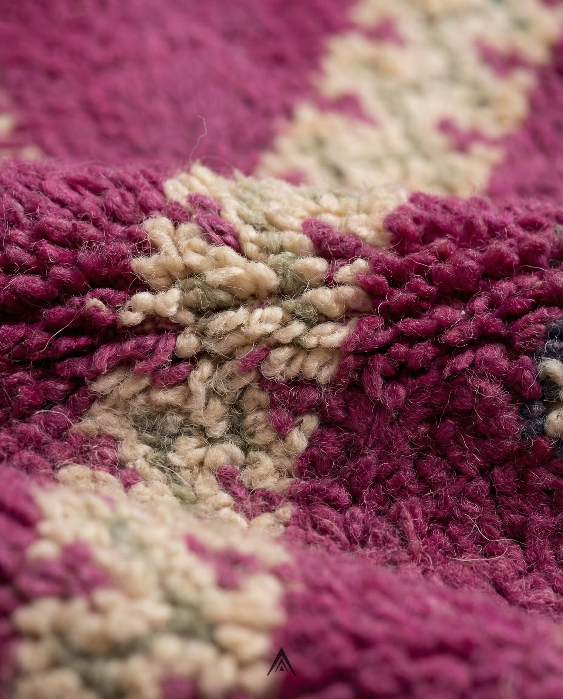 Vintage Handcrafted Rug 6.2x12 ft — 190x370 cm-Berber Handicraft