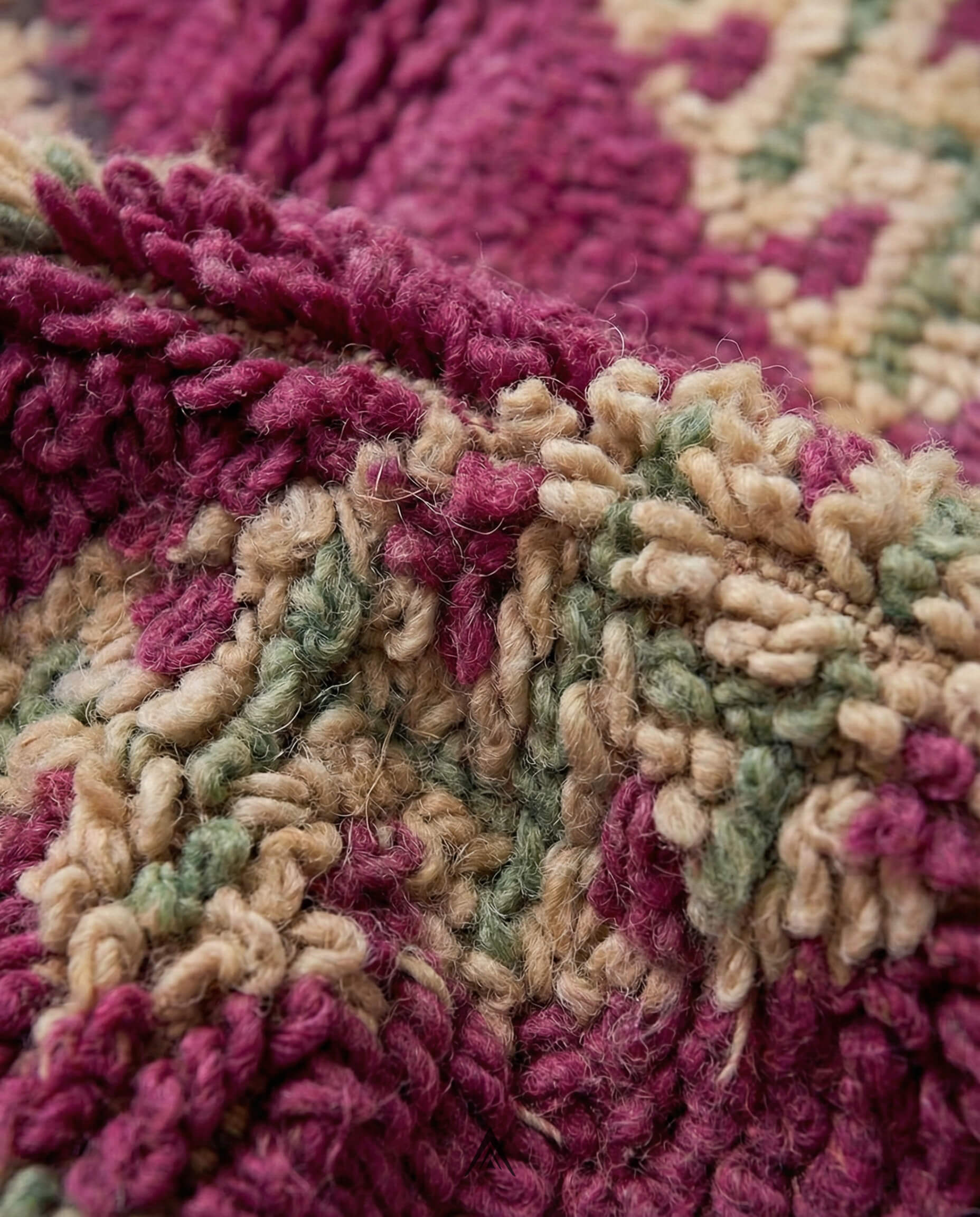 Vintage Handcrafted Rug 6.2x12 ft — 190x370 cm-Berber Handicraft