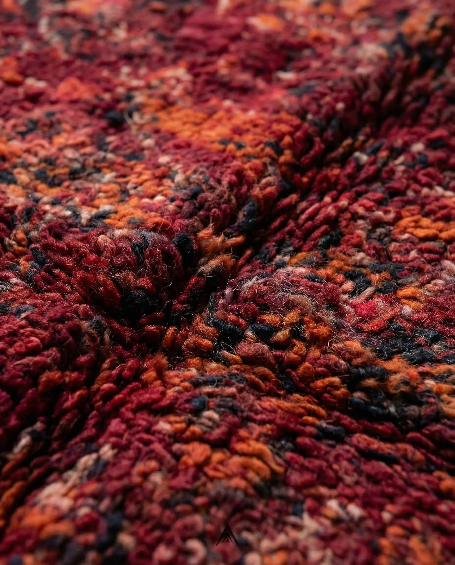 Vintage Handmade Carpet 6.7x13 ft — 205x400 cm-Berber Handicraft