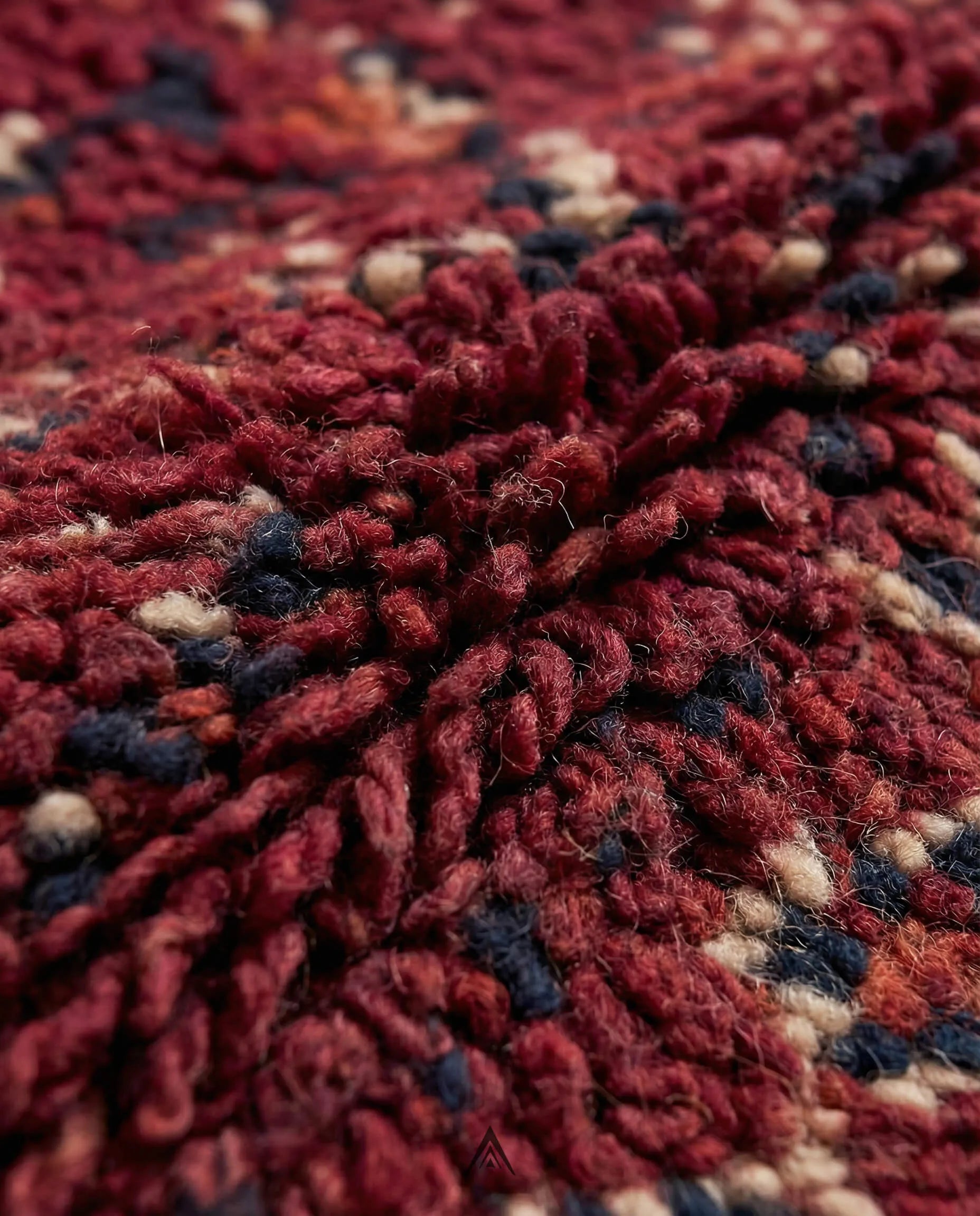 Vintage Handmade Carpet 6.7x13 ft — 205x400 cm-Berber Handicraft