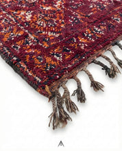 Vintage Handmade Carpet 6.7x13 ft — 205x400 cm-Berber Handicraft